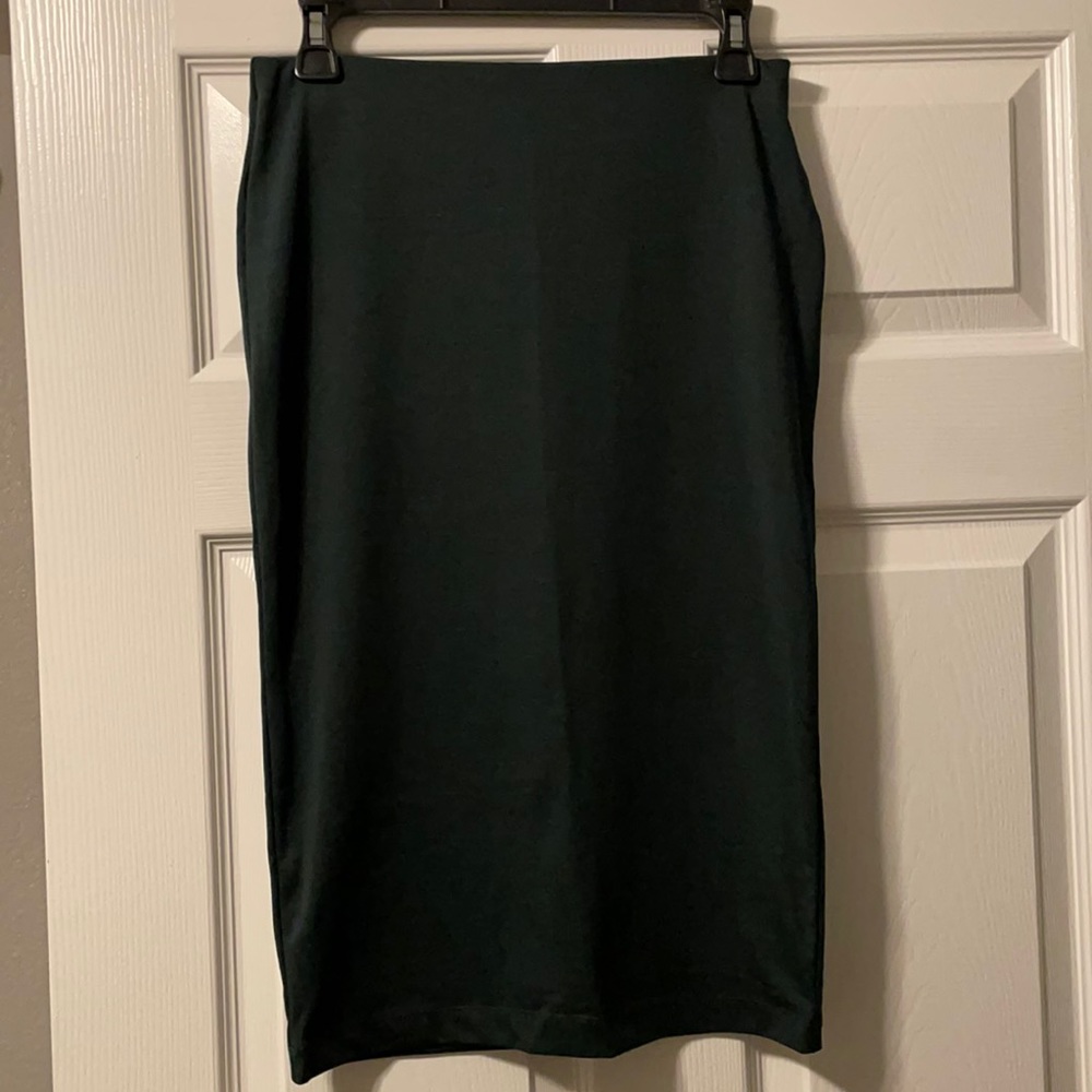 FOREVER 21 Forest Green Pencil Skirt